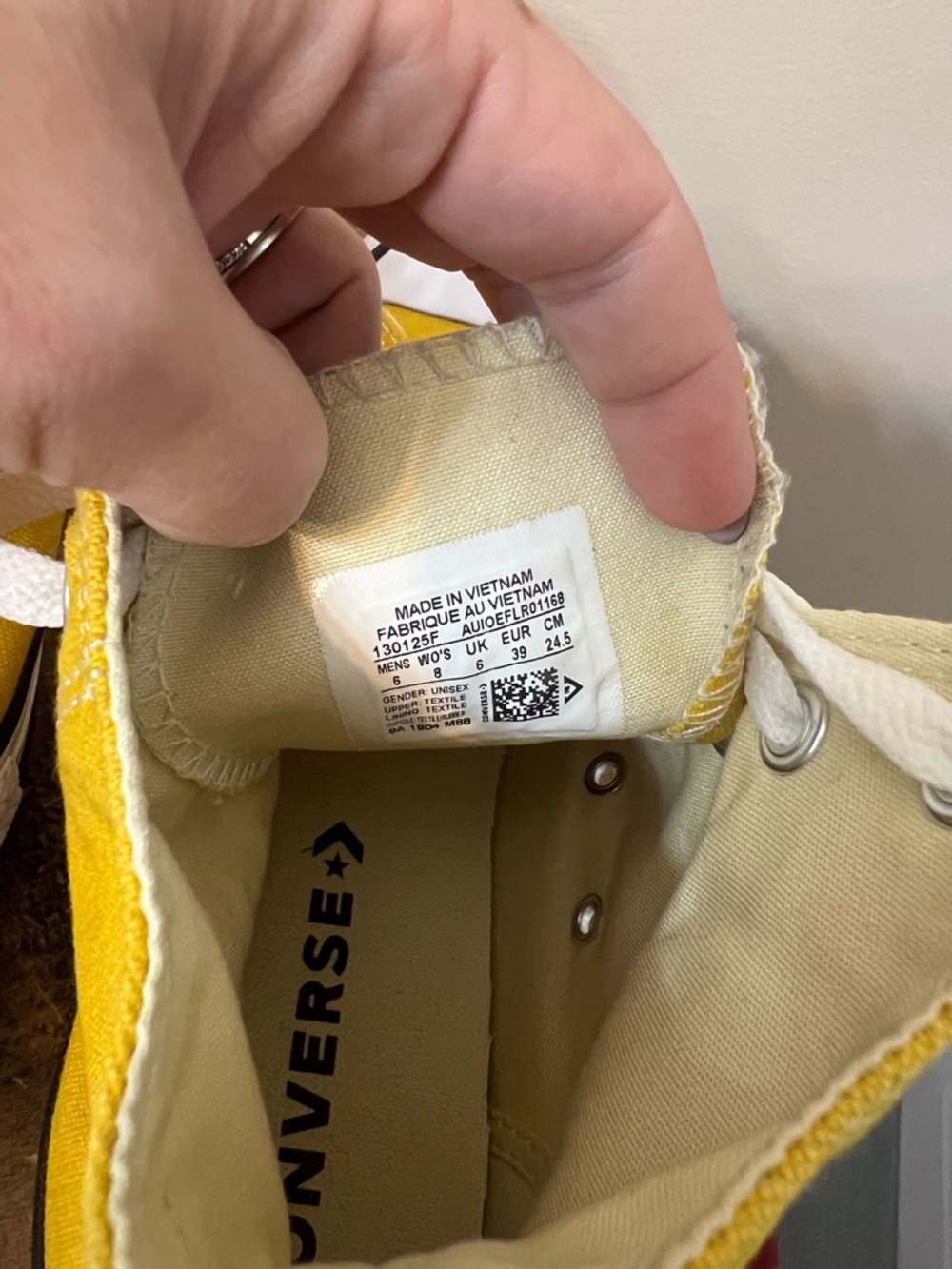 Converse Chuck Taylor All Star High Top- yellow - Picture 7 of 7